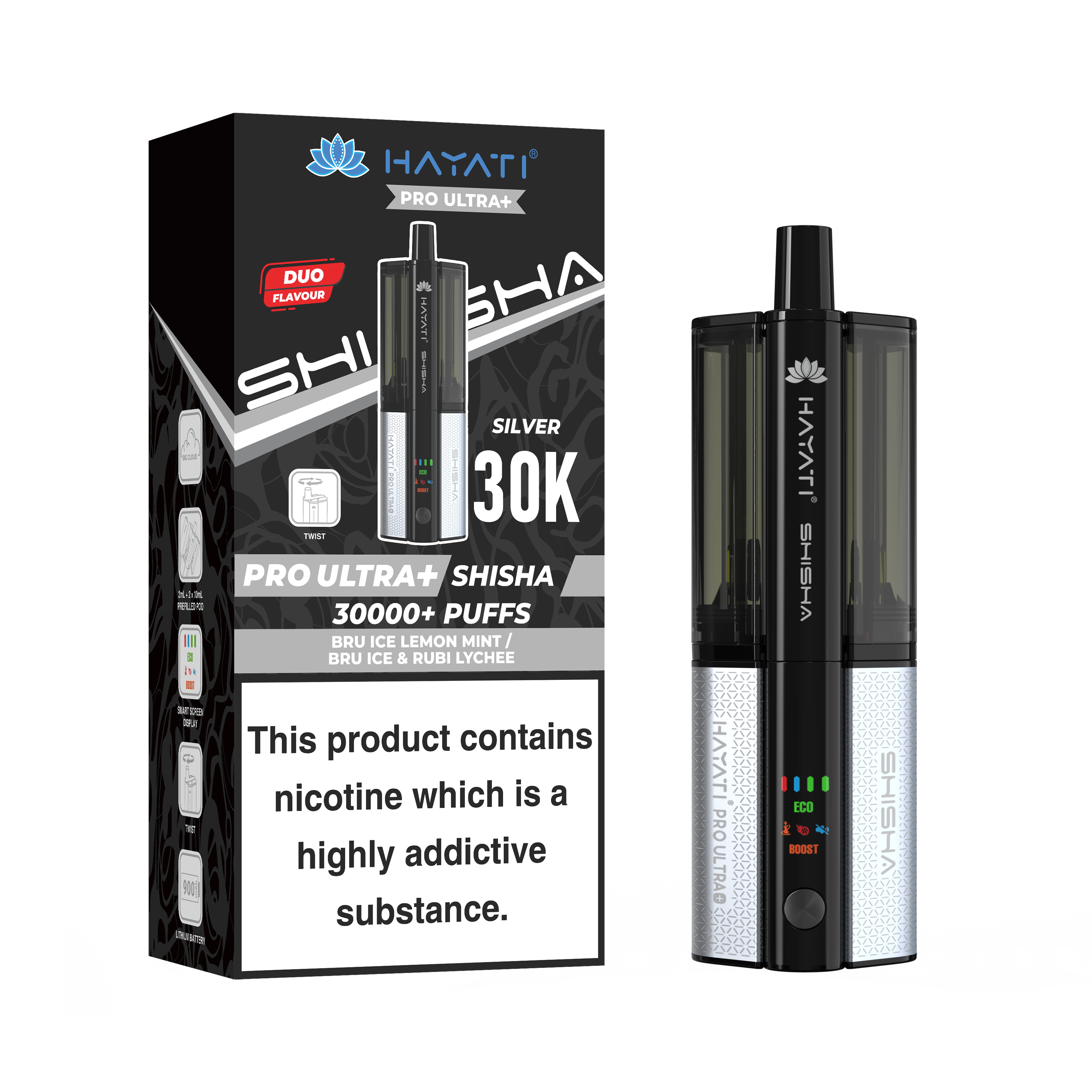 Hayati Pro Ultra + Shisha