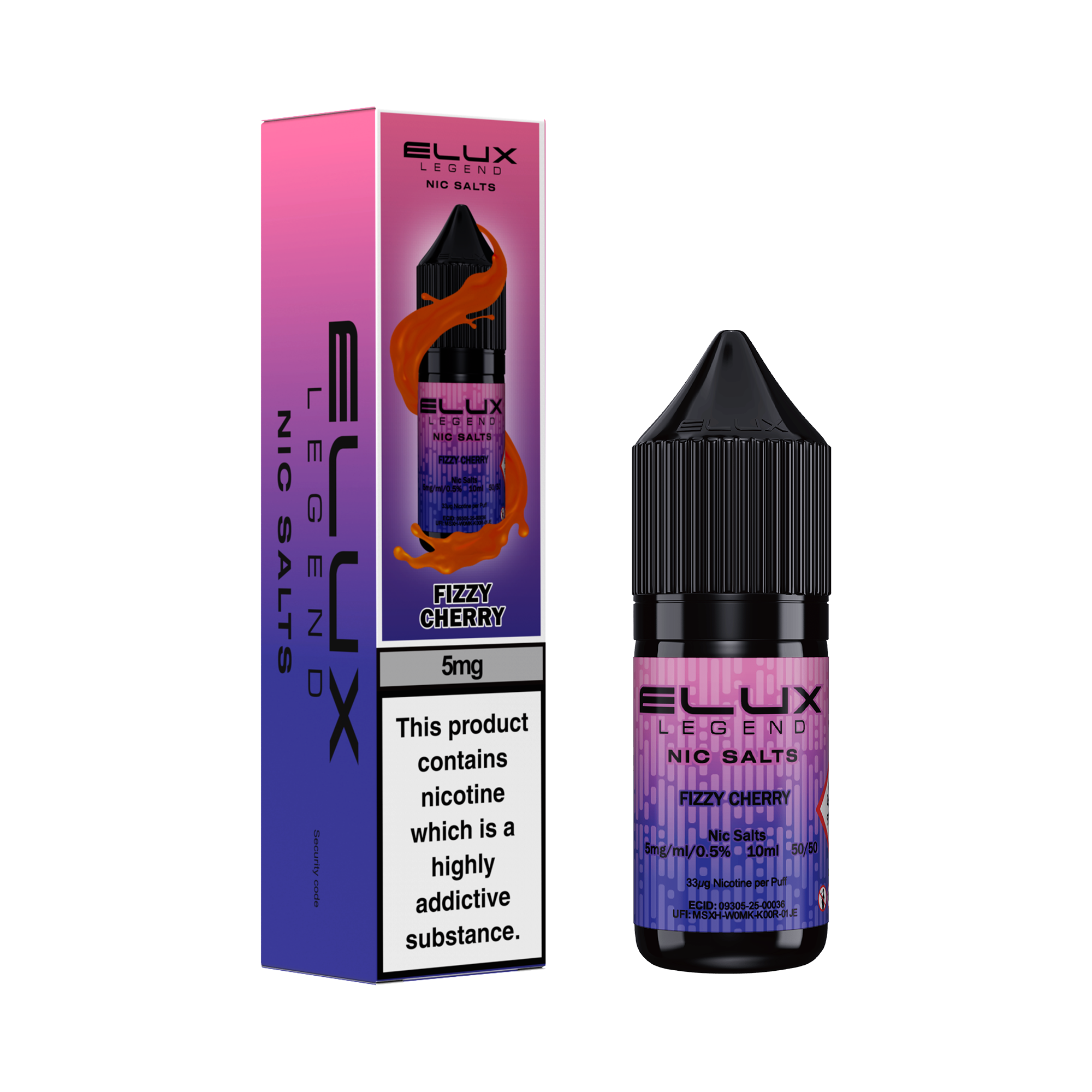 Elux Legend Nic Salts (5MG Only)