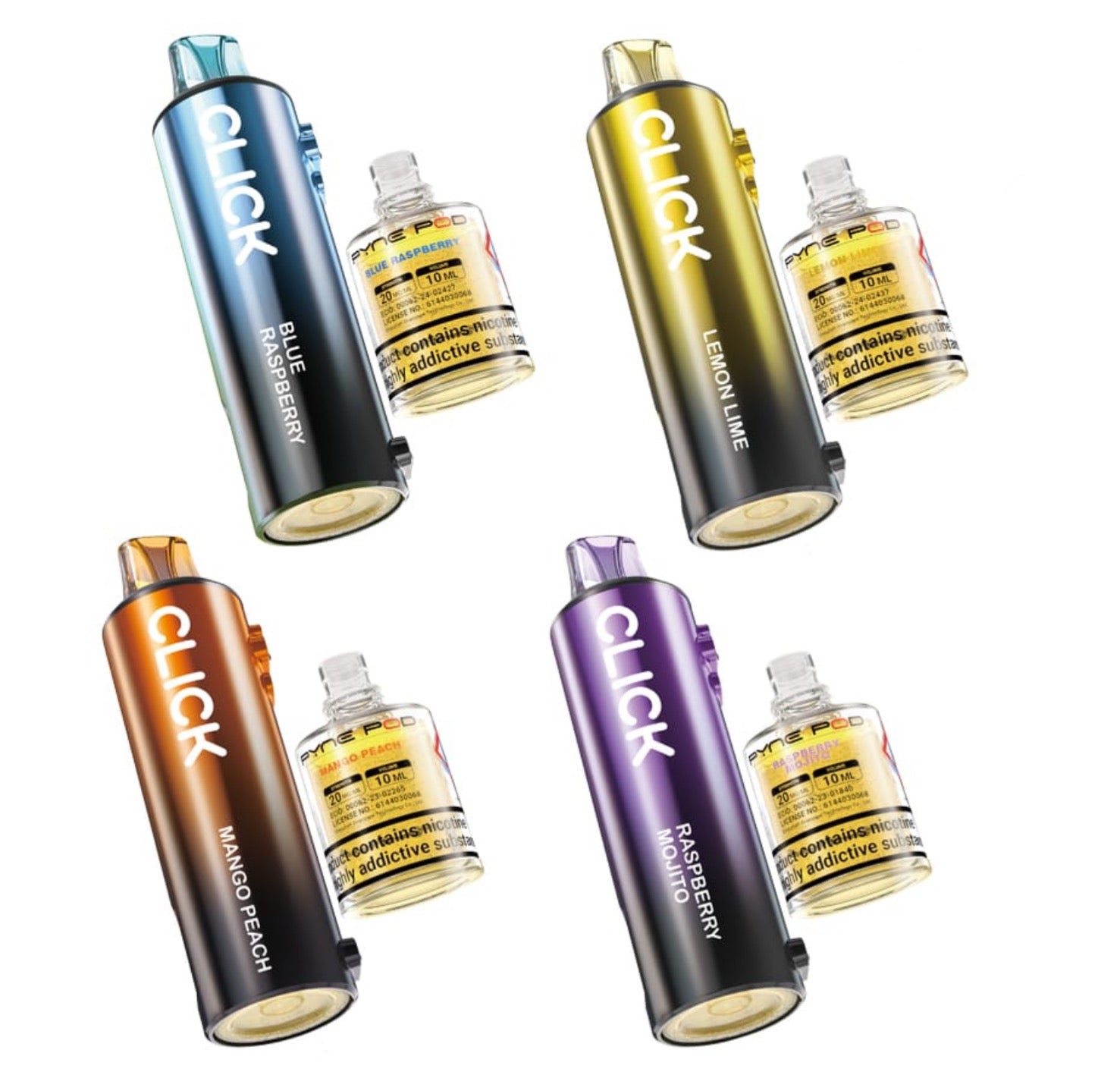 Pyne Pod Click 10K - Pod & Bottle