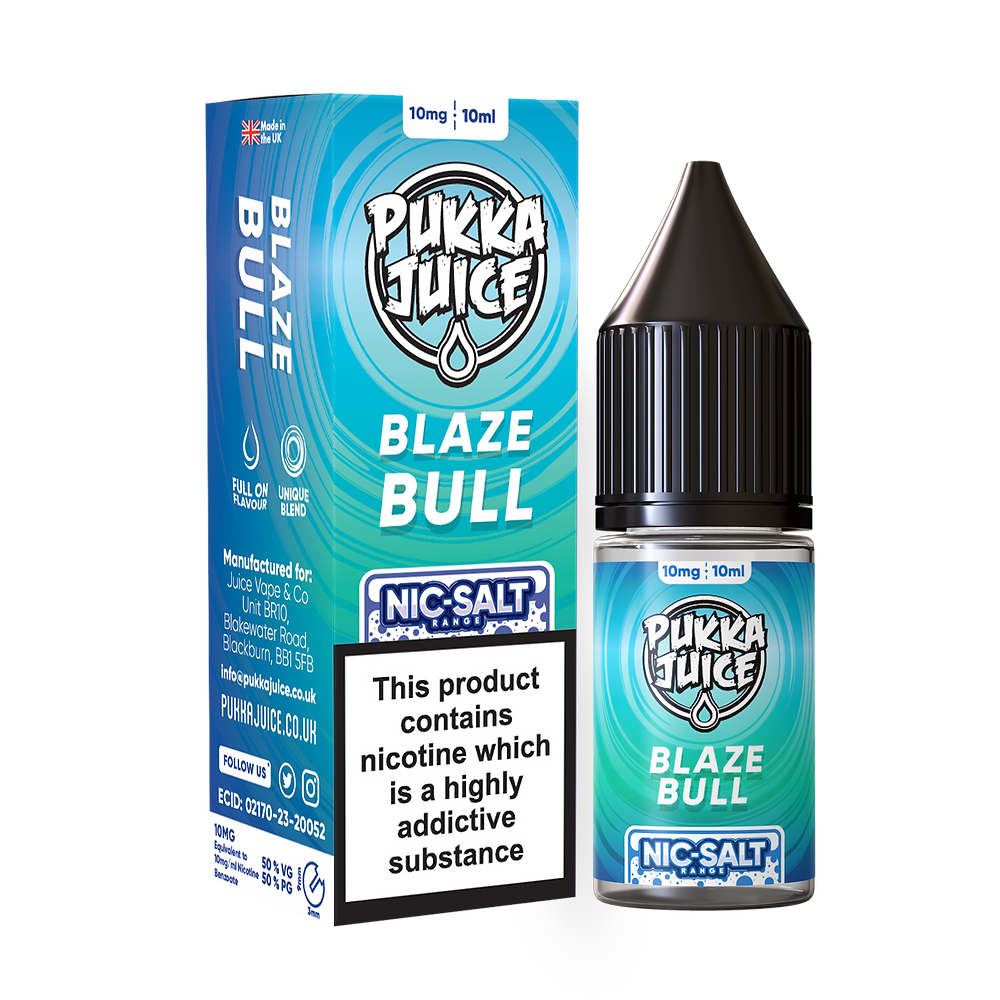 Blaze Bull By Pukka Juice 10ml