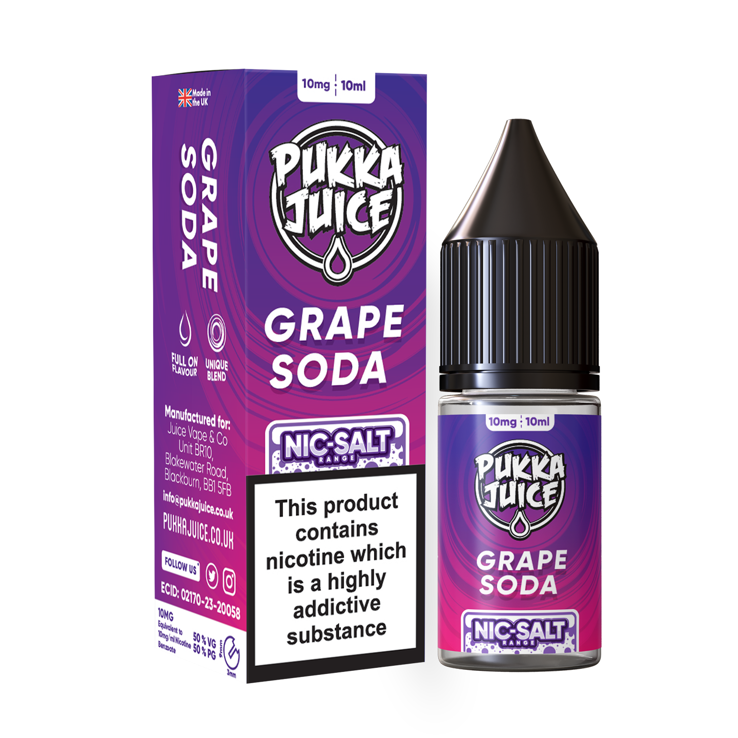 Grape Soda By Pukka Juice 10ml