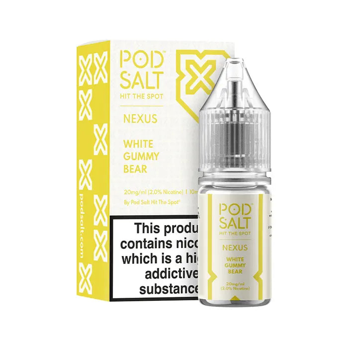 White Gummy Bear By Pod Salt 10ml