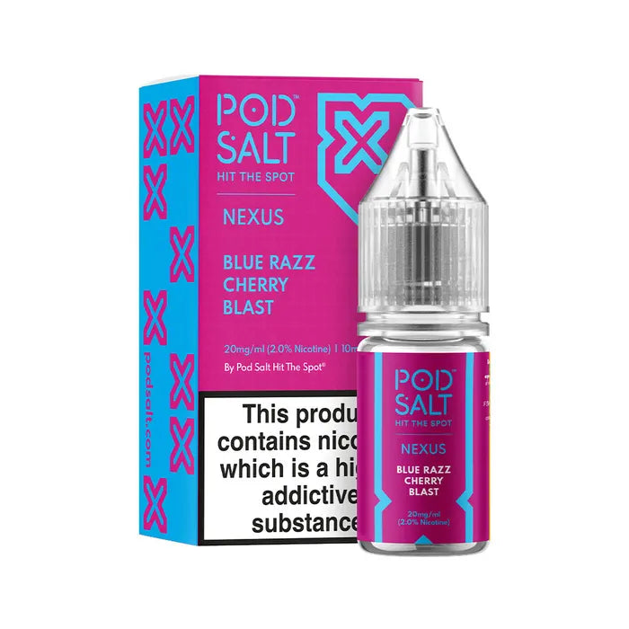 Blue Razz Cherry Blast By Pod Salt 10ml