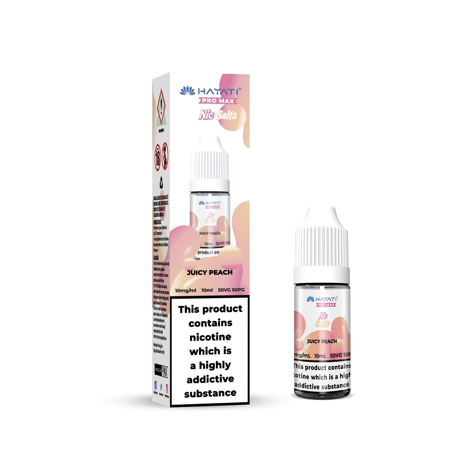 Juicy Peach Hayati Pro Max Nic Salt