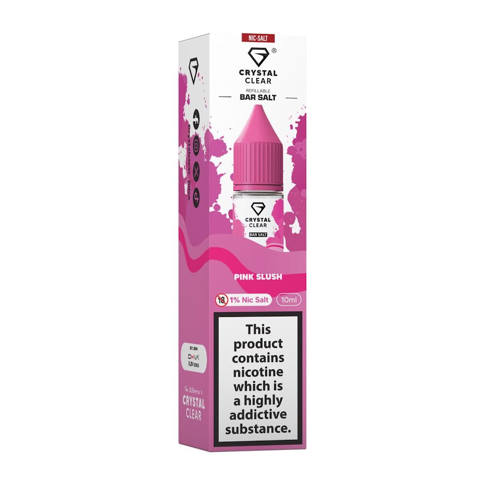 Pink Slush Crystal Clear Nic Salt