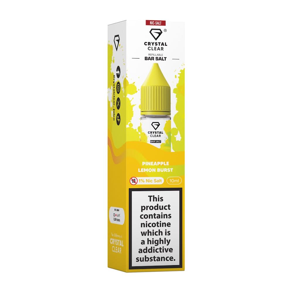Pineapple Lemon Burst Crystal Clear Nic Salt