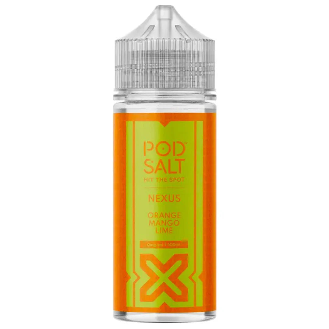 Orange Mango Lime By Pod Salt 100ml Eliquid