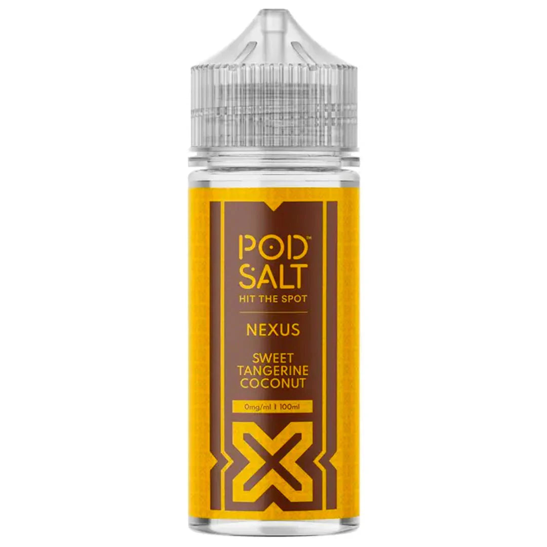 Sweet Tangerine Coconut By Pod Salt 100ml Eliquid
