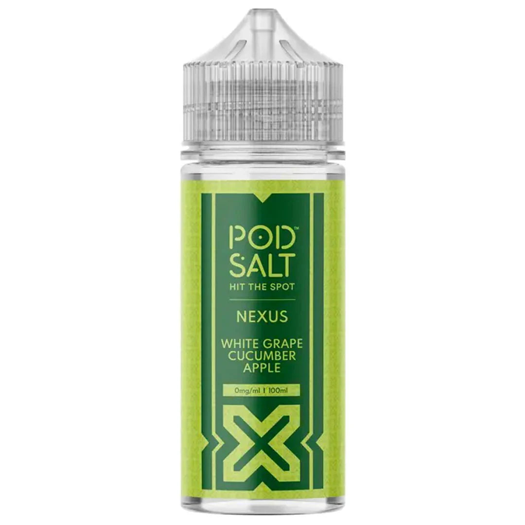 White Grape Cucumber Apple By Pod Salt 100ml Eliquid