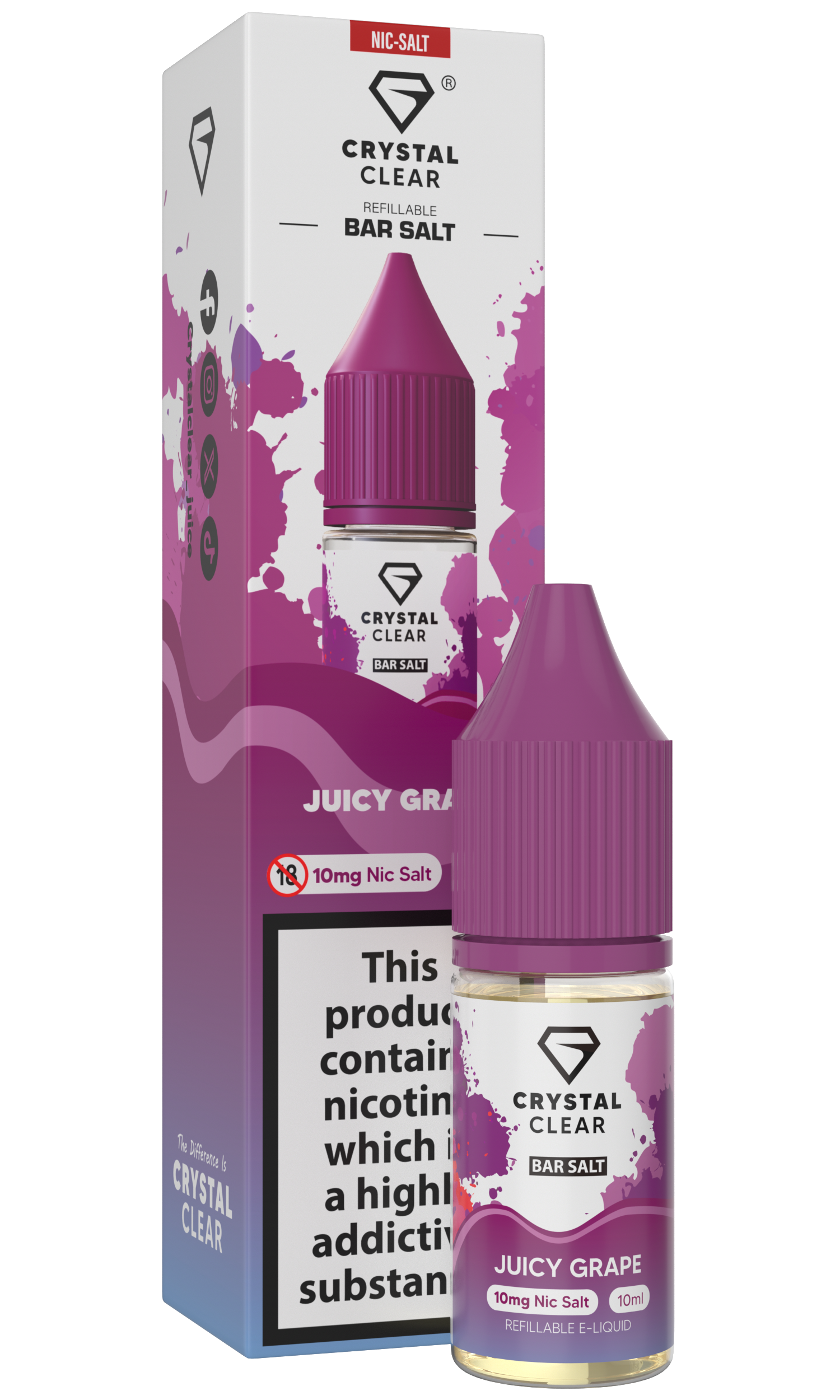 Crystal Clear Nic Salts