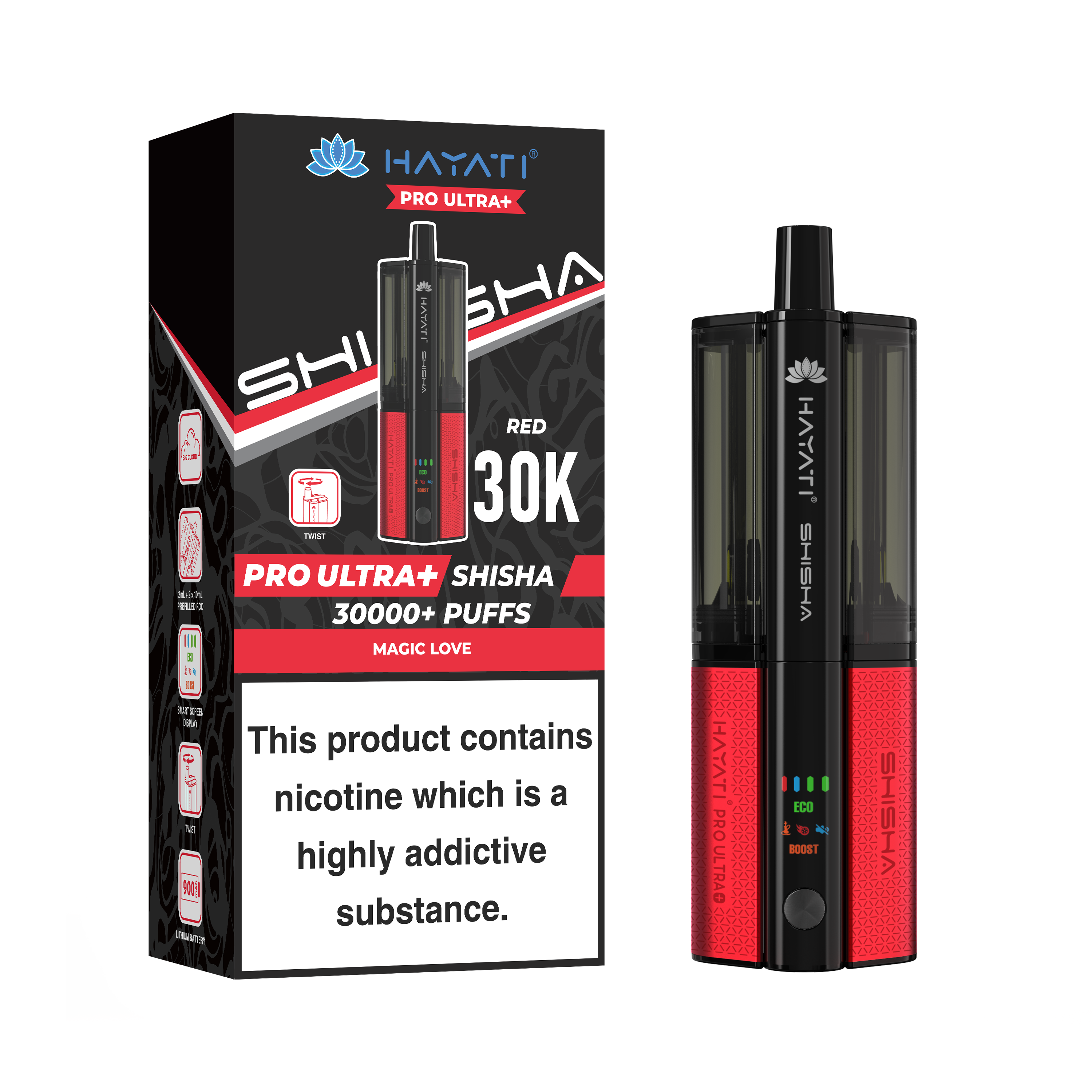 Hayati Pro Ultra + Shisha