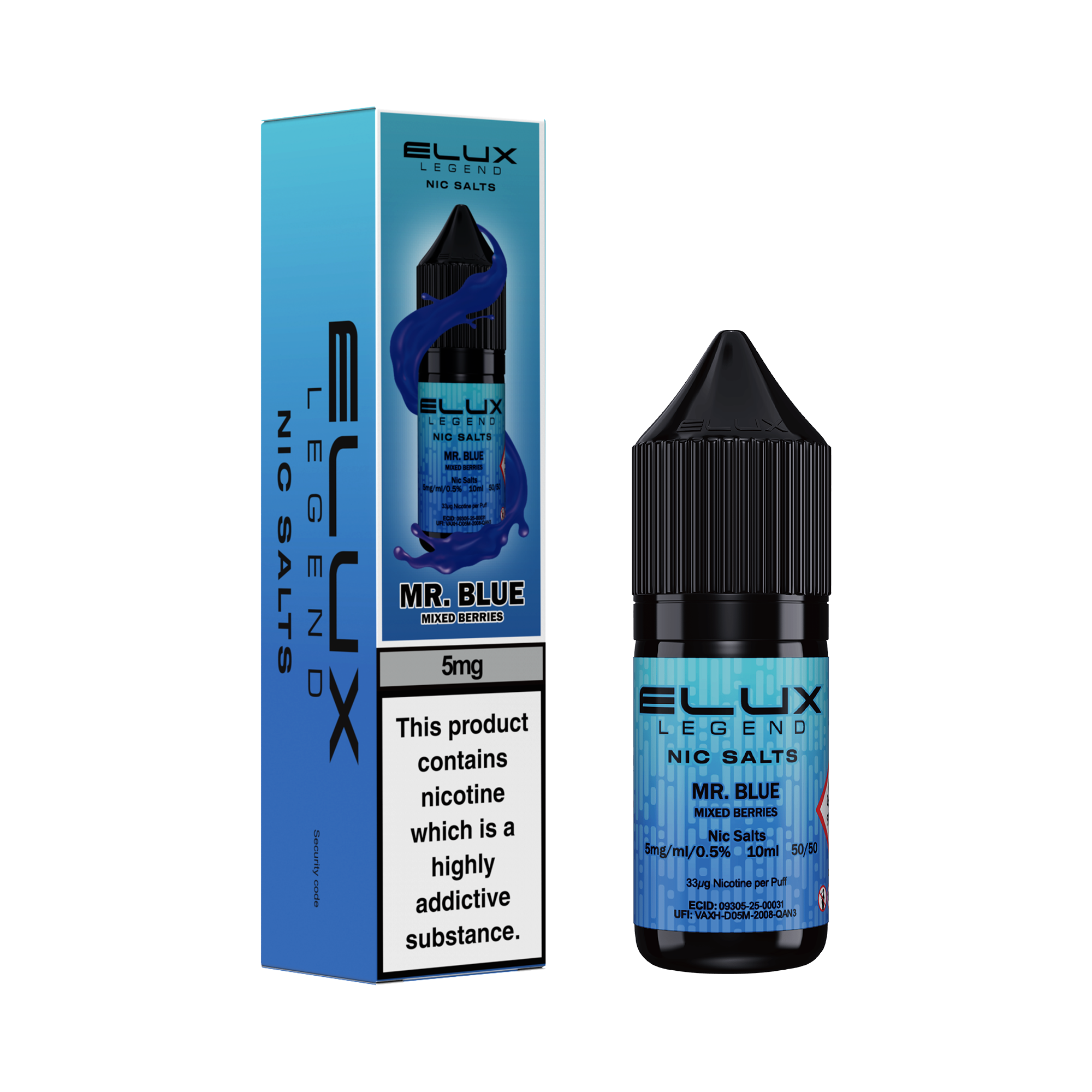 Elux Legend Nic Salts (5MG Only)