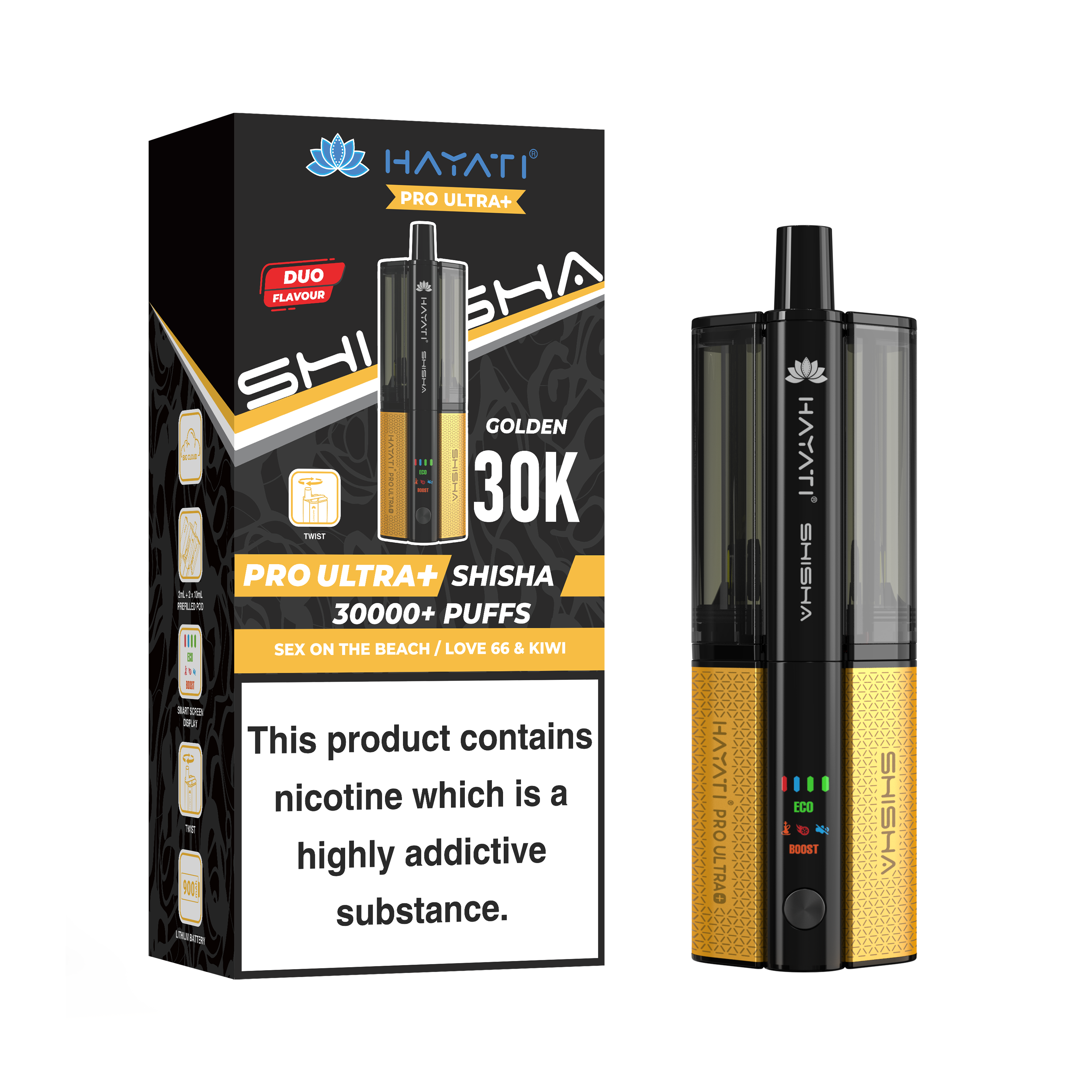 Hayati Pro Ultra + Shisha