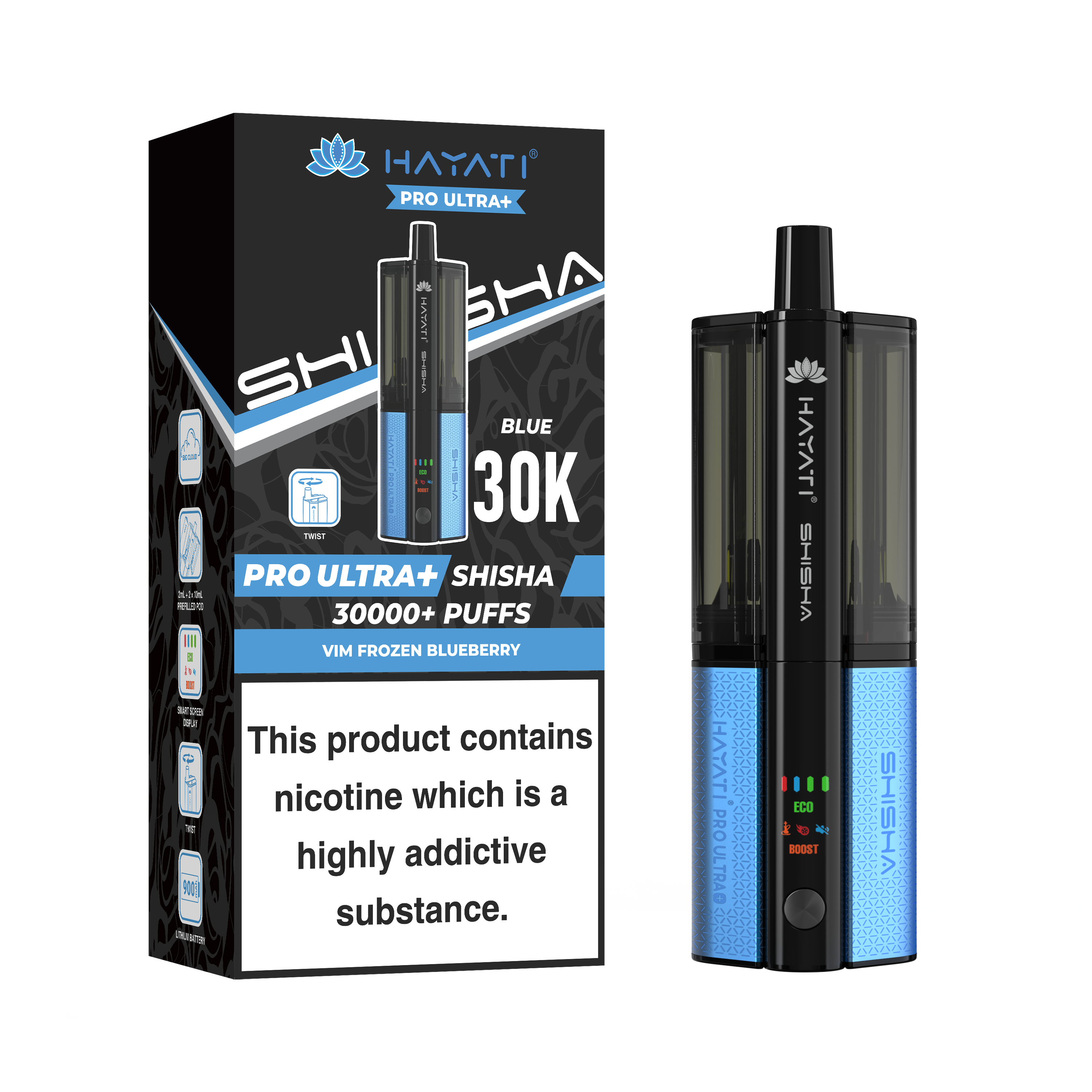 Hayati Pro Ultra + Shisha
