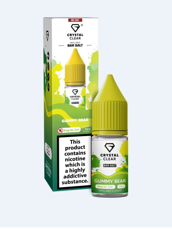 Crystal Clear Nic Salts ( 5MG Only)