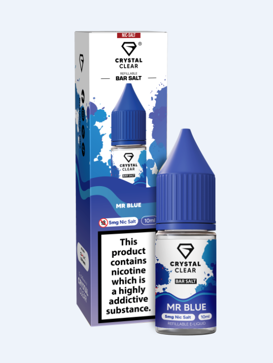 Crystal Clear Nic Salts ( 5MG Only)