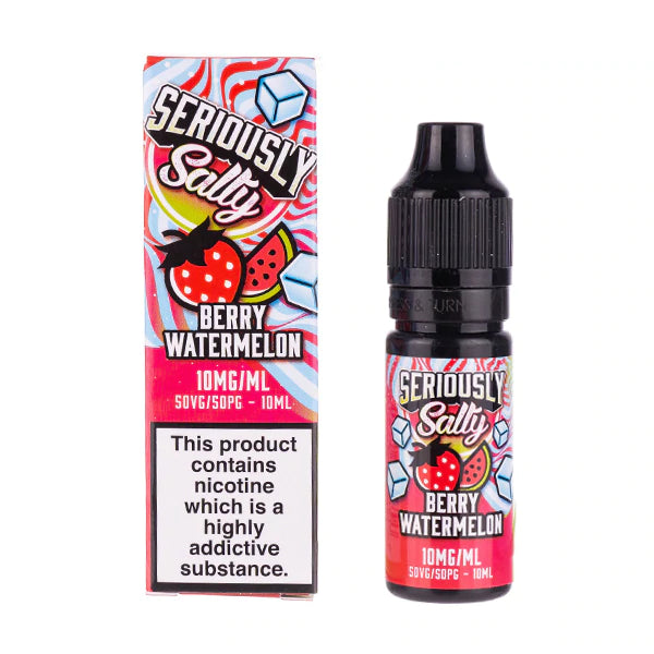 Berry Watermelon Nic Salt E-Liquid By Seriously Salty 10ml
