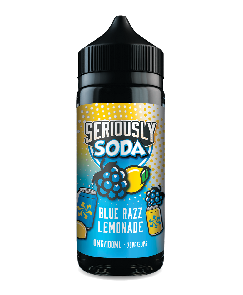 Seriously Soda Blue Razz Lemonade E-liquid Shortfill