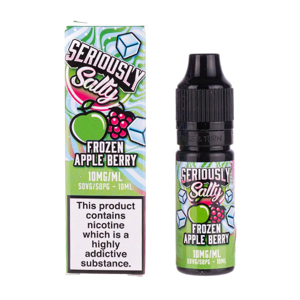 Frozen Apple Berry Nic Salt E-Liquid By Seriously Salty 10ml