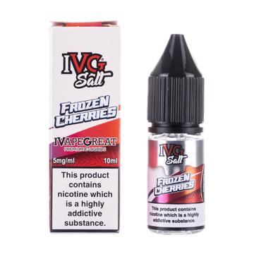 Frozen Cherry Crush Nic Salt E-Liquid By IVG 10ml