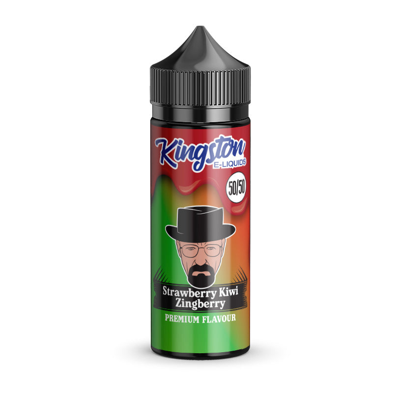Kingston 50/50 – Strawberry Kiwi Zingberry E Liquid 120ml Shortfill