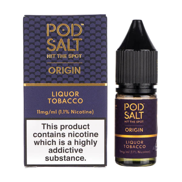 Liquor Tobacco Nic Salt by Pod Salt Origin