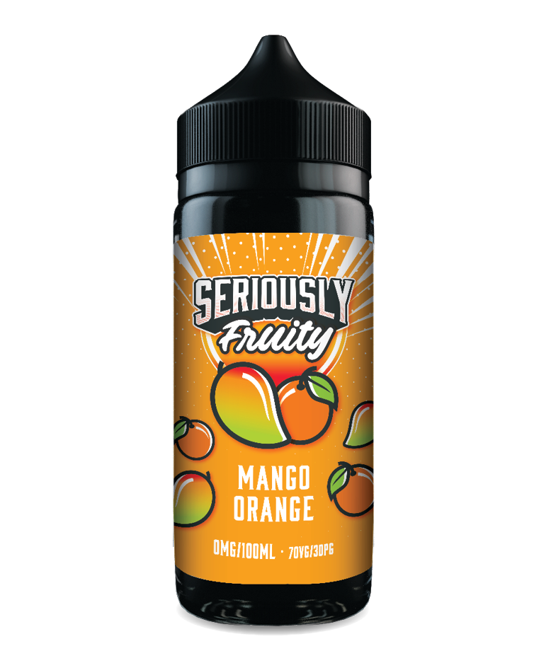 Seriously Fruity Mango Orange E-liquid 100ml Shortfill