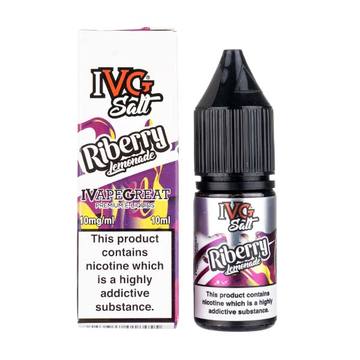 Riberry Lemonade Nic Salt E-Liquid By IVG 10ml