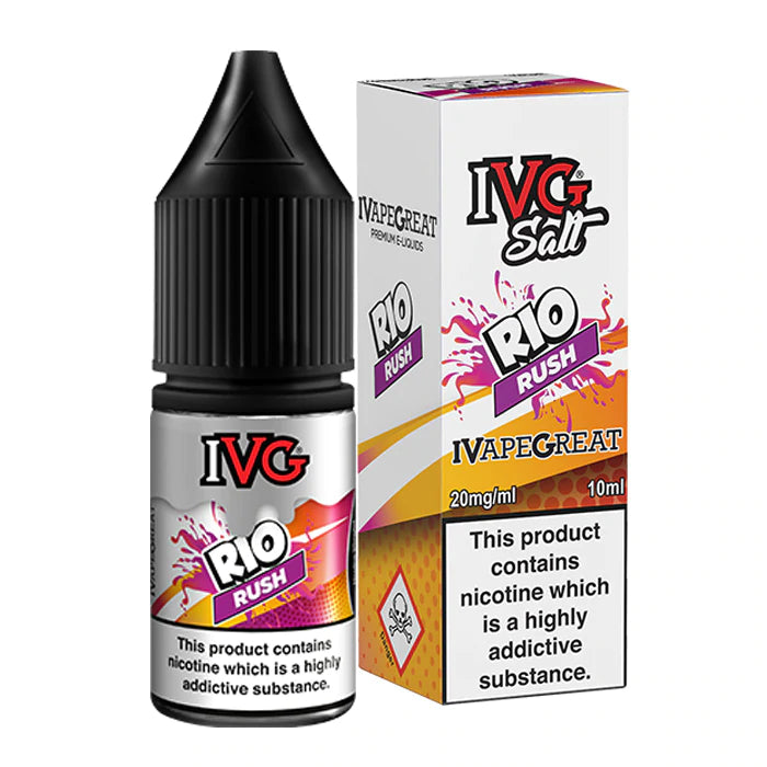 Rio Rush Nic Salt E-Liquid By IVG 10ml