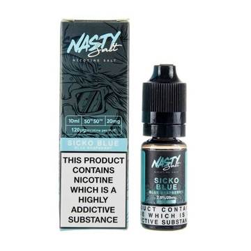 Sicko Blue Nic Salt E-Liquid By Nasty Juice 10ml