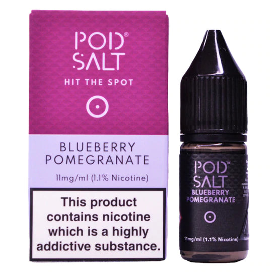Blueberry Pomegranate 10ml Nic Salt By Pod Salt