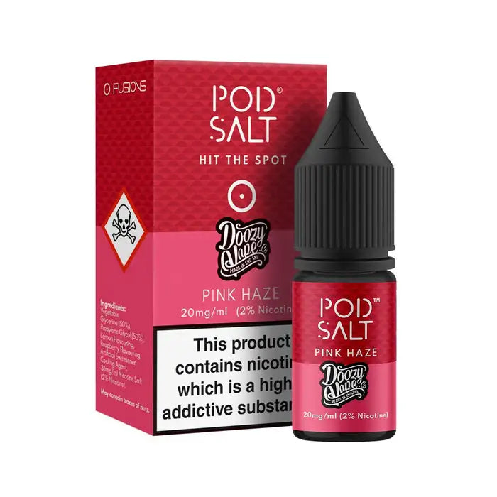 Pink Haze 10ml Nic Salt By Pod Salt X Doozy