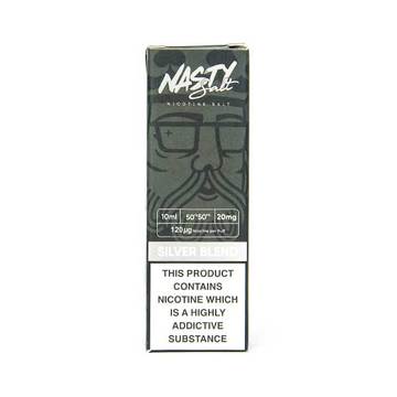 Silver Blend Nic Salt E-Liquid By Nasty Juice 10ml