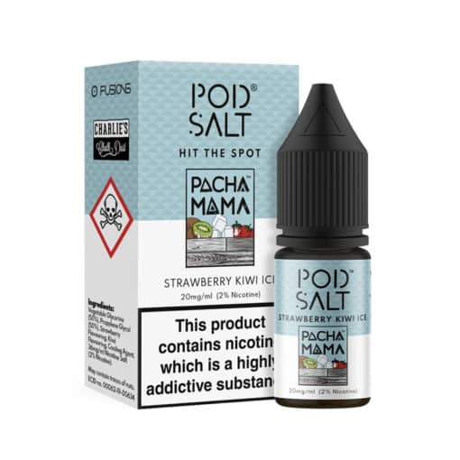 Strawberry Kiwi Ice 10ml Nic Salt By Pod Salt