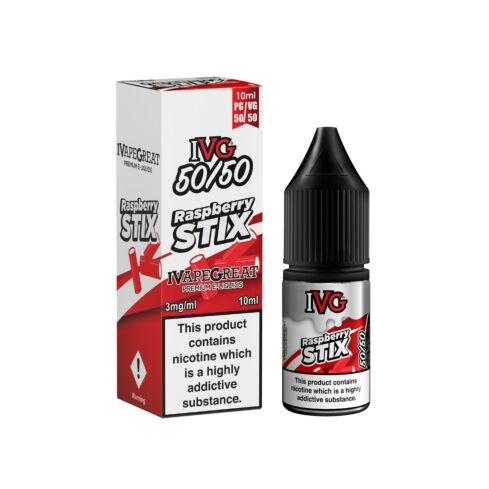 Raspberry Stix E-Liquid By IVG 10ml