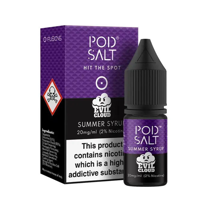 Summer Syrup 10ml Nic Salt By Pod Salt