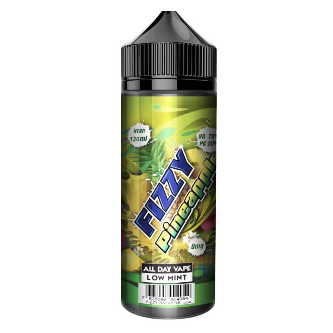 Pineapple by Fizzy Juice E Liquid 120ml Shortfill
