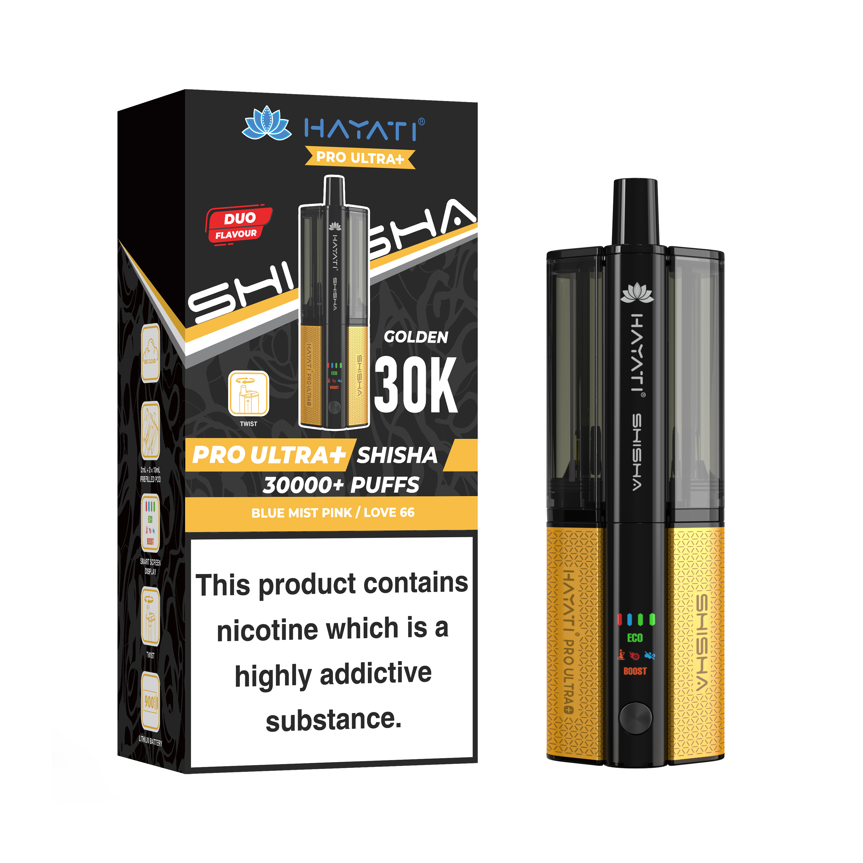 Hayati Pro Ultra + Shisha