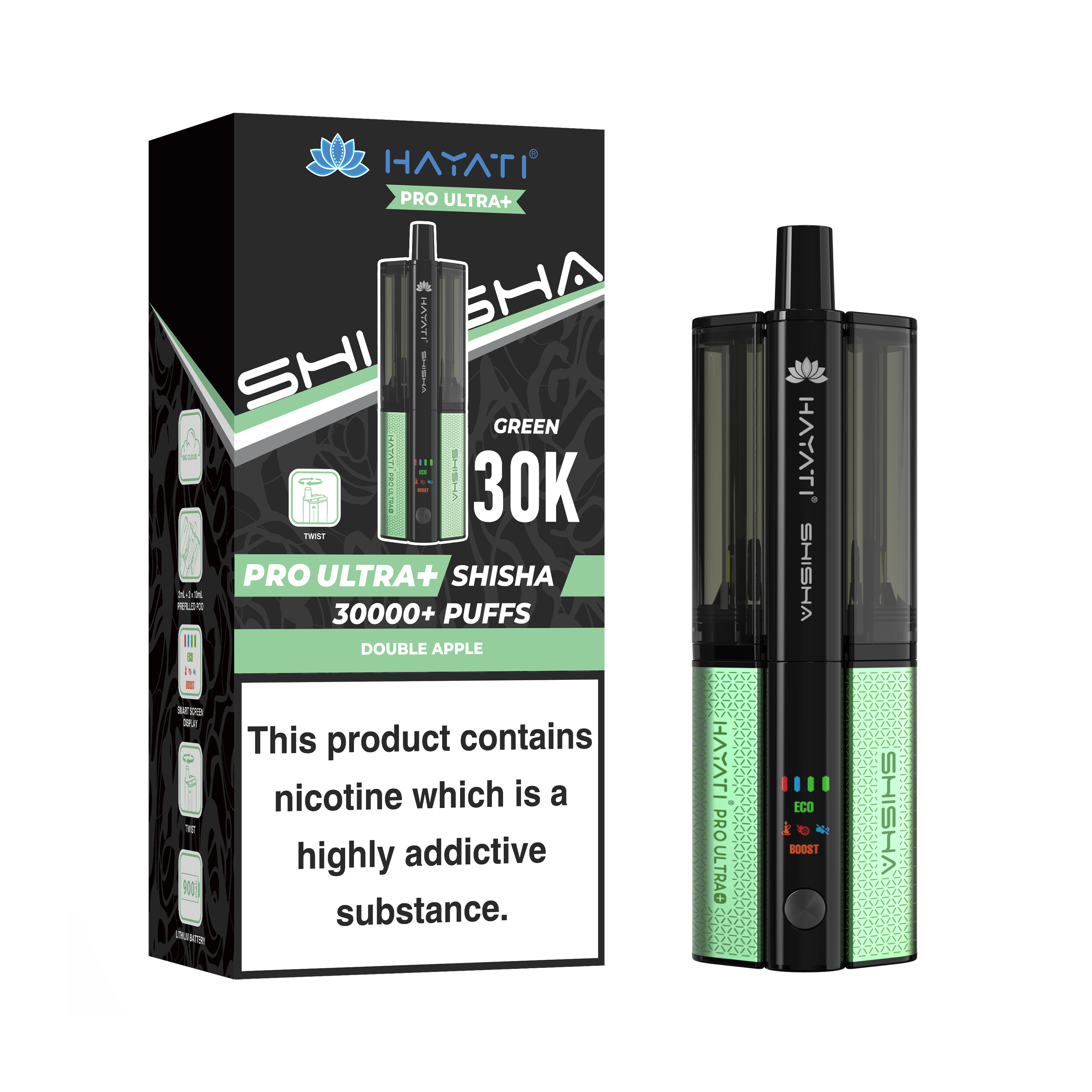 Hayati Pro Ultra + Shisha