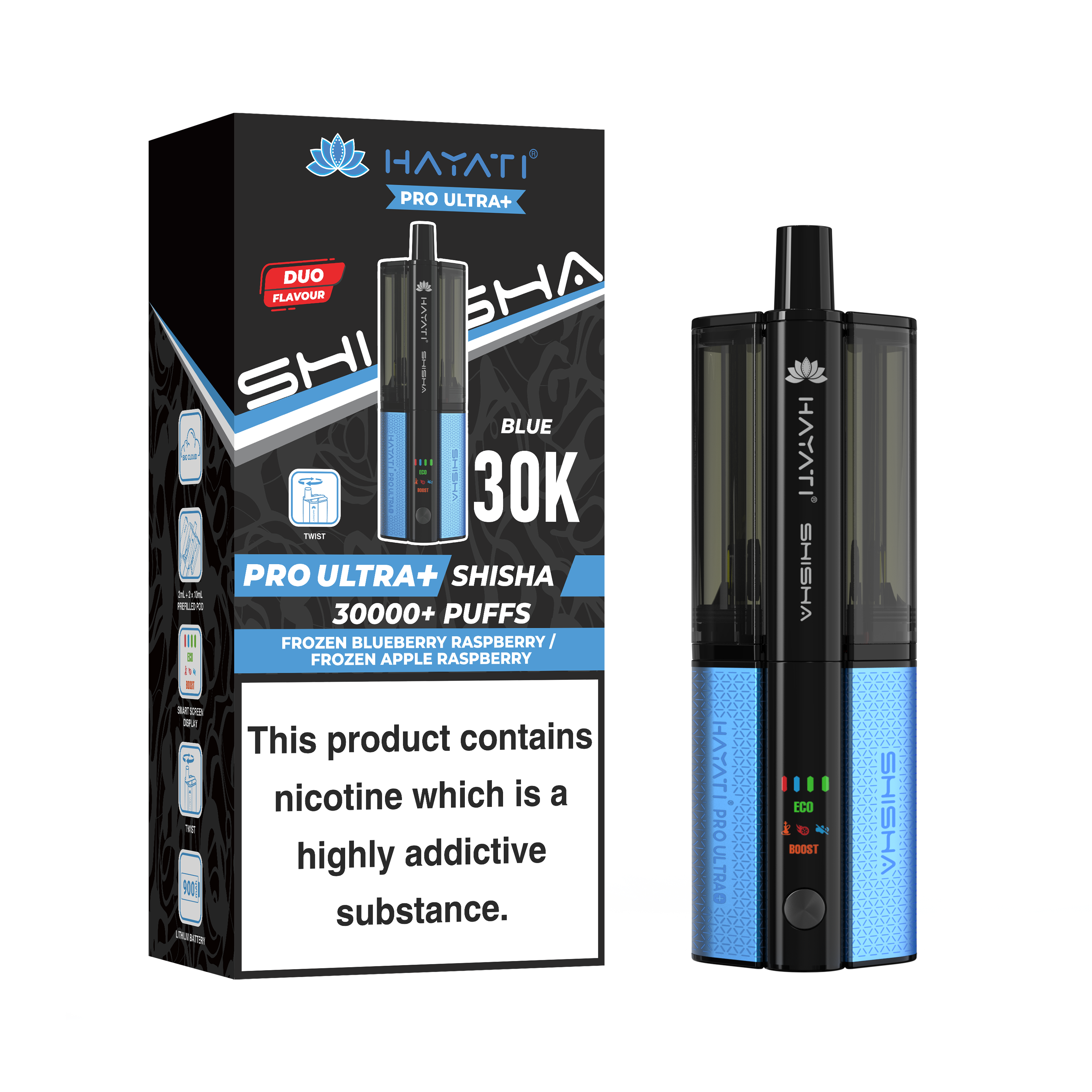 Hayati Pro Ultra + Shisha