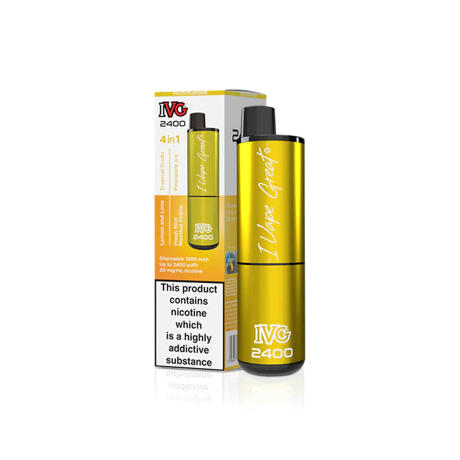 IVG 2400 Multi Flavour Yellow Edition