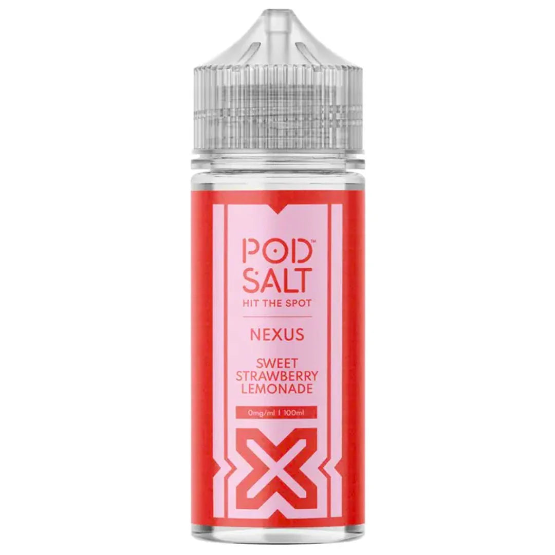 Sweet Strawberry Lemonade By Pod Salt 100ml Eliquid