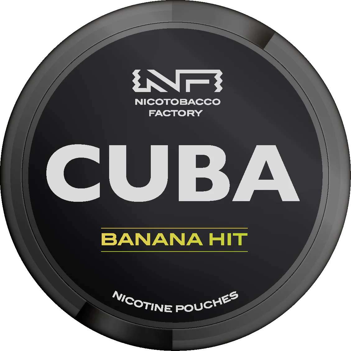 Banana Hit Nicotine Pouches By Cuba Black