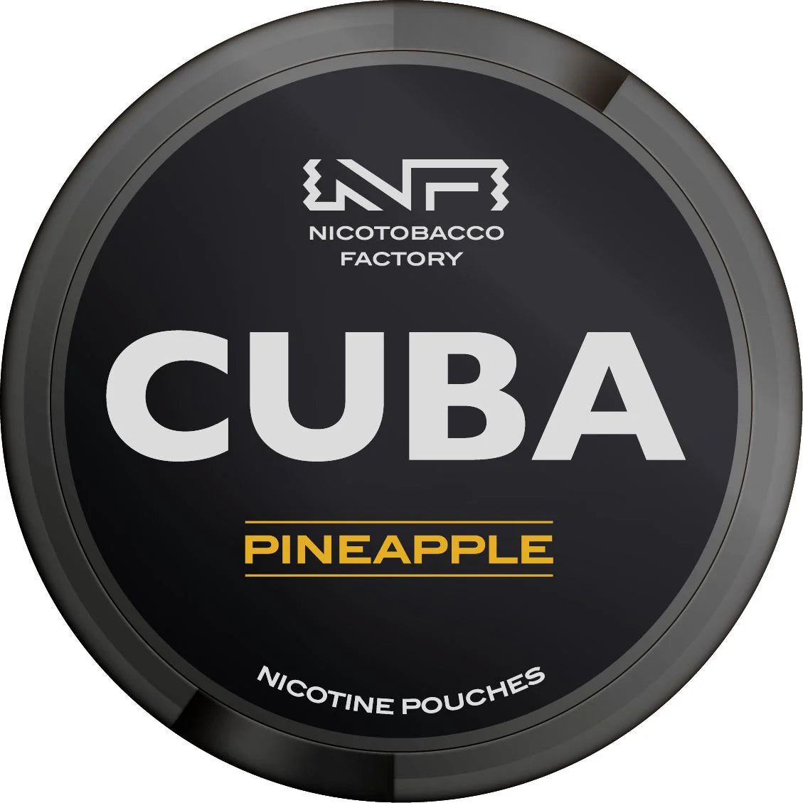 Pineapple Nicotine Pouches By Cuba Black