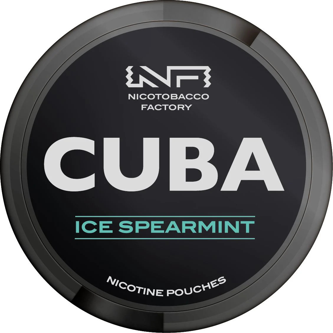 Ice Spearmint Nicotine Pouches By Cuba Black