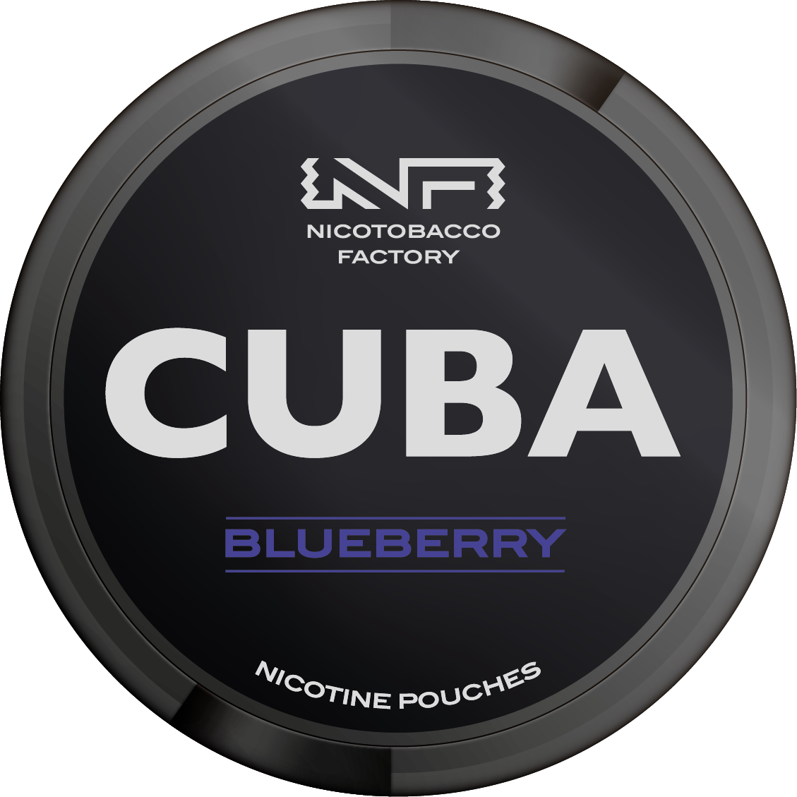 Blueberry Nicotine Pouches By Cuba Black