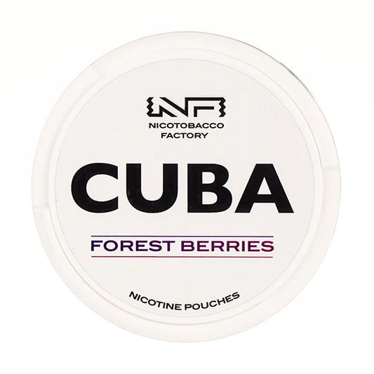 Forest Berries Nicotine Pouches By Cuba White