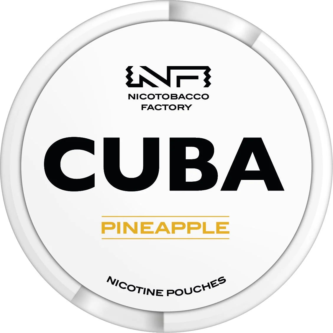 Pineapple Nicotine Pouches By Cuba White
