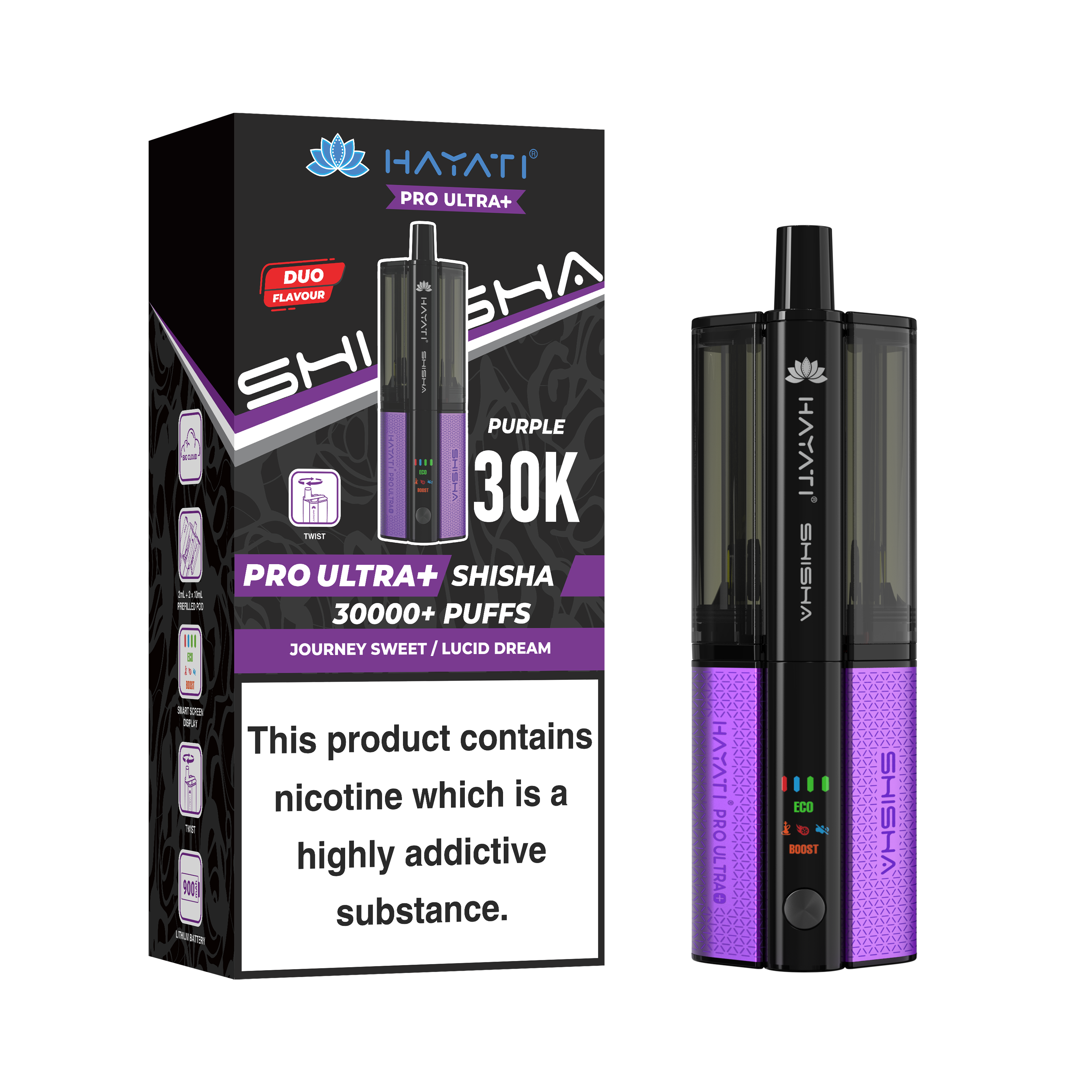 Hayati Pro Ultra + Shisha