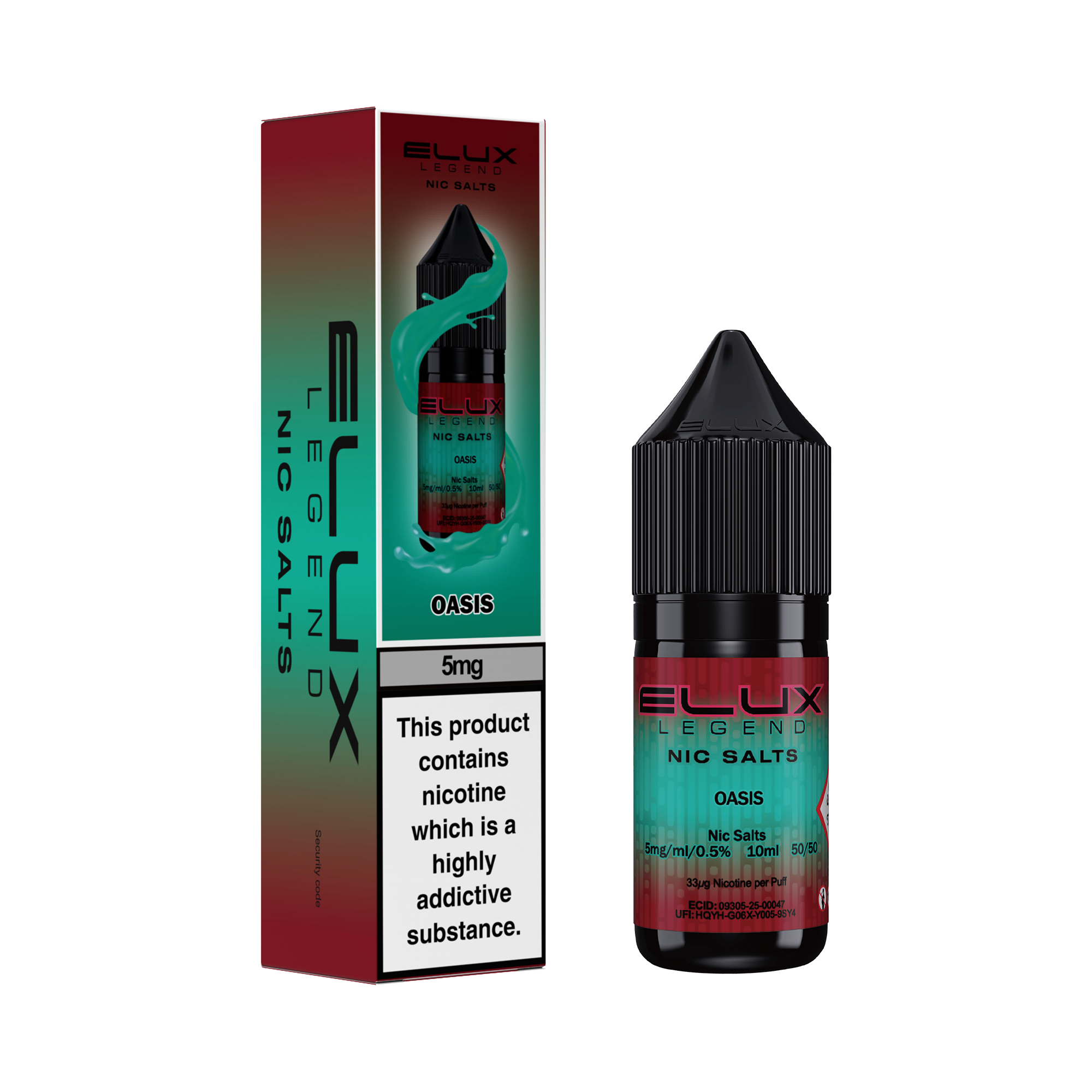 Elux Legend Nic Salts (5MG Only)